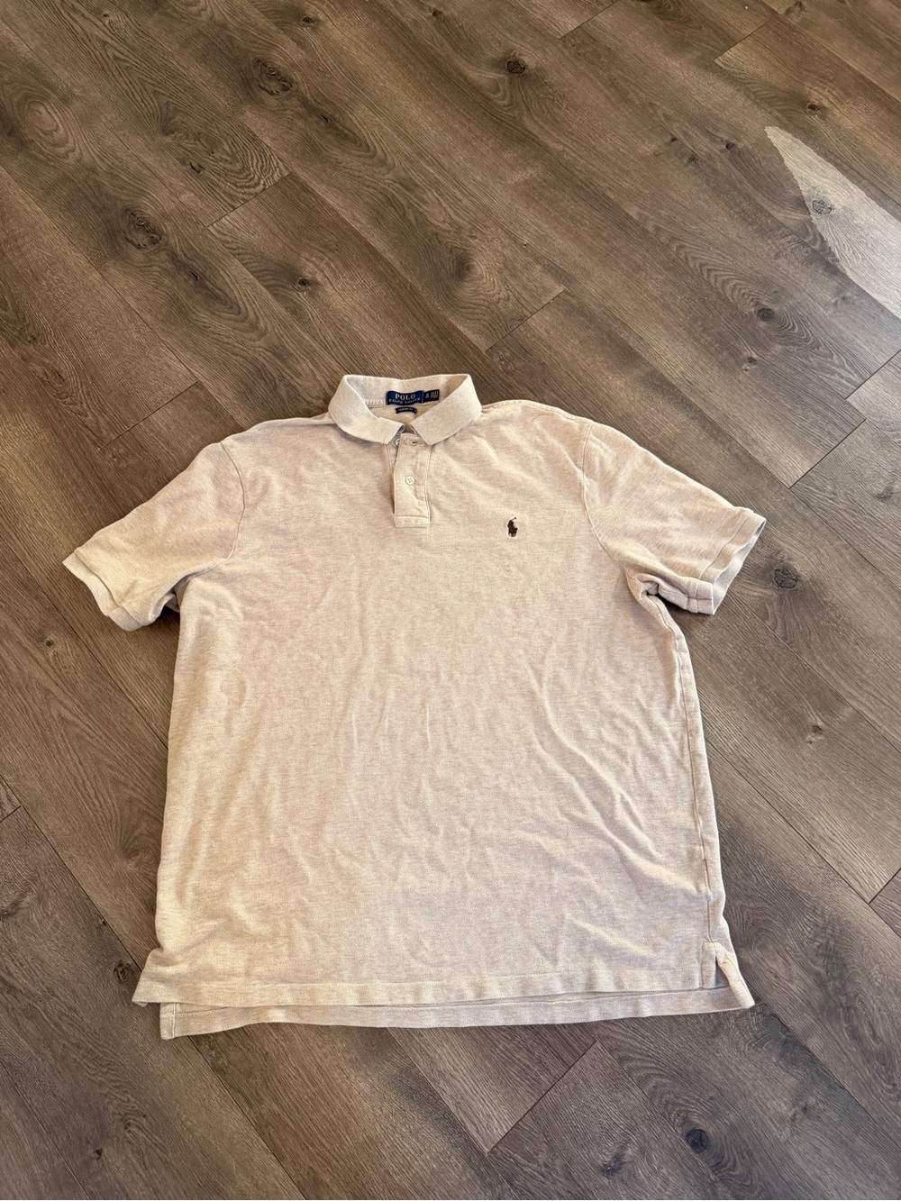 Polo by Ralph Lauren Classic Beige Polo Shirt XL